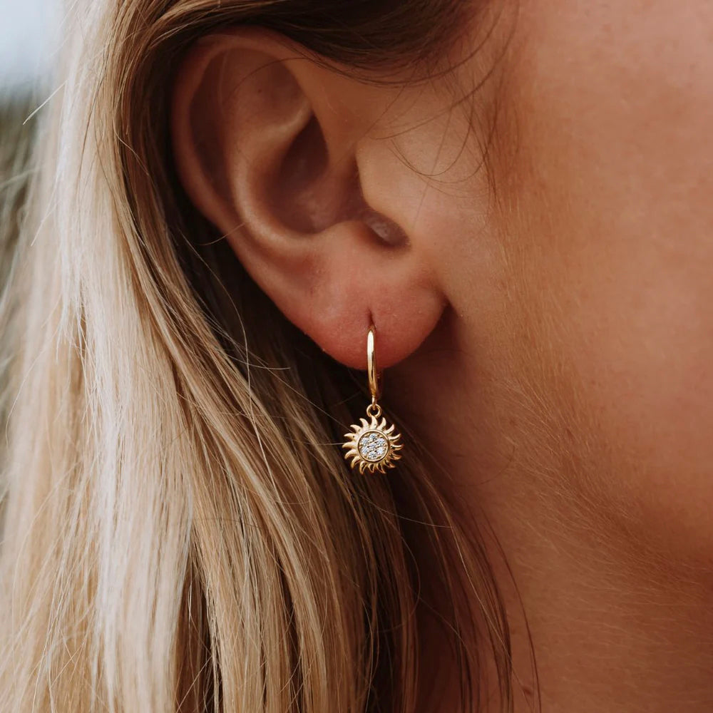 Solara™ Sun Hoop Earrings